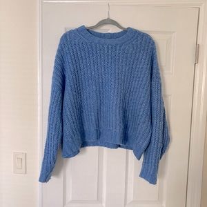 American eagle cozy blue sweater size XL